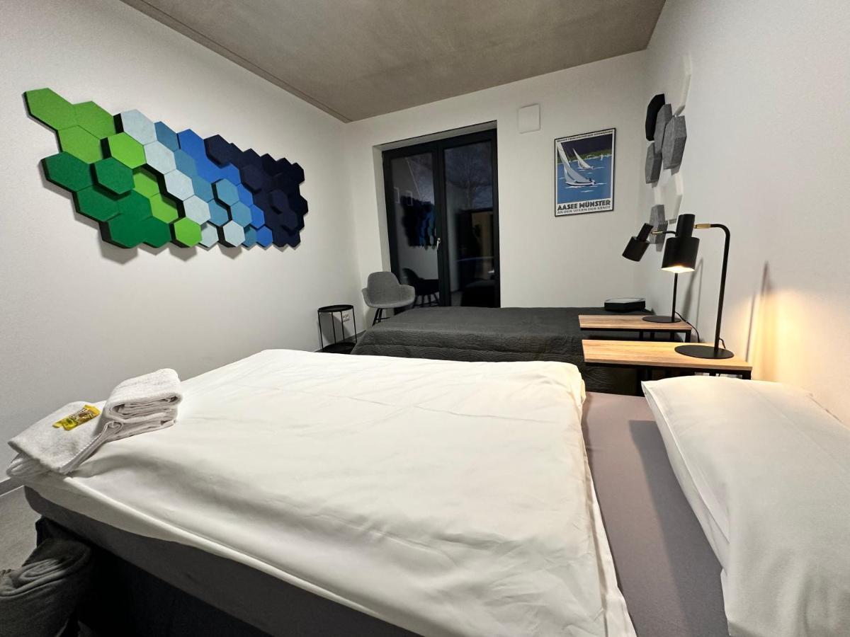 Luxurioeses Apartment Direkt Am Kanal 125 M² - Youpartments Munster  Dış mekan fotoğraf