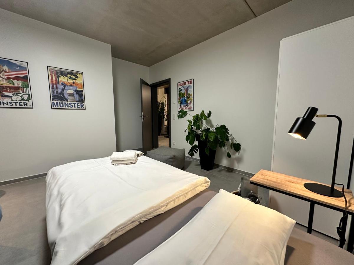 Luxurioeses Apartment Direkt Am Kanal 125 M² - Youpartments Munster  Dış mekan fotoğraf