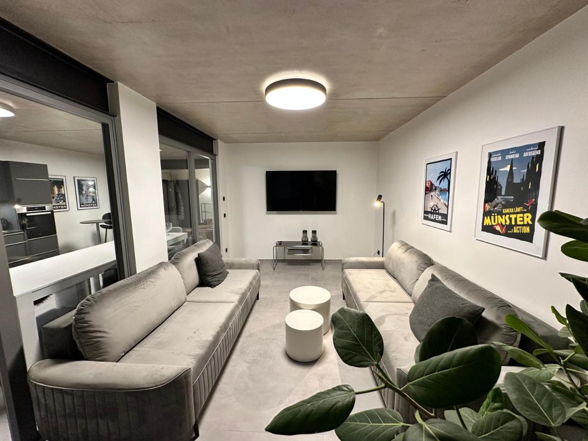 Luxurioeses Apartment Direkt Am Kanal 125 M² - Youpartments Munster  Dış mekan fotoğraf