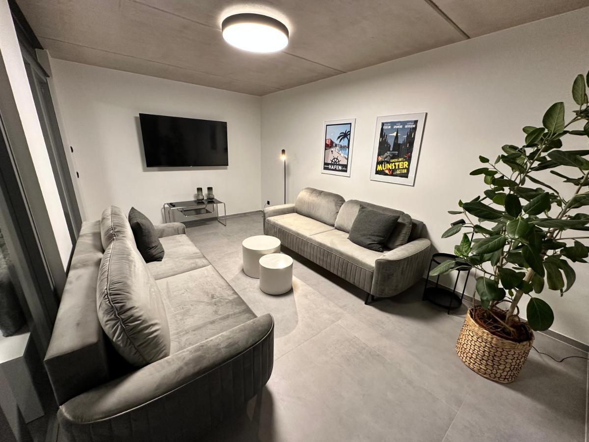 Luxurioeses Apartment Direkt Am Kanal 125 M² - Youpartments Munster  Dış mekan fotoğraf