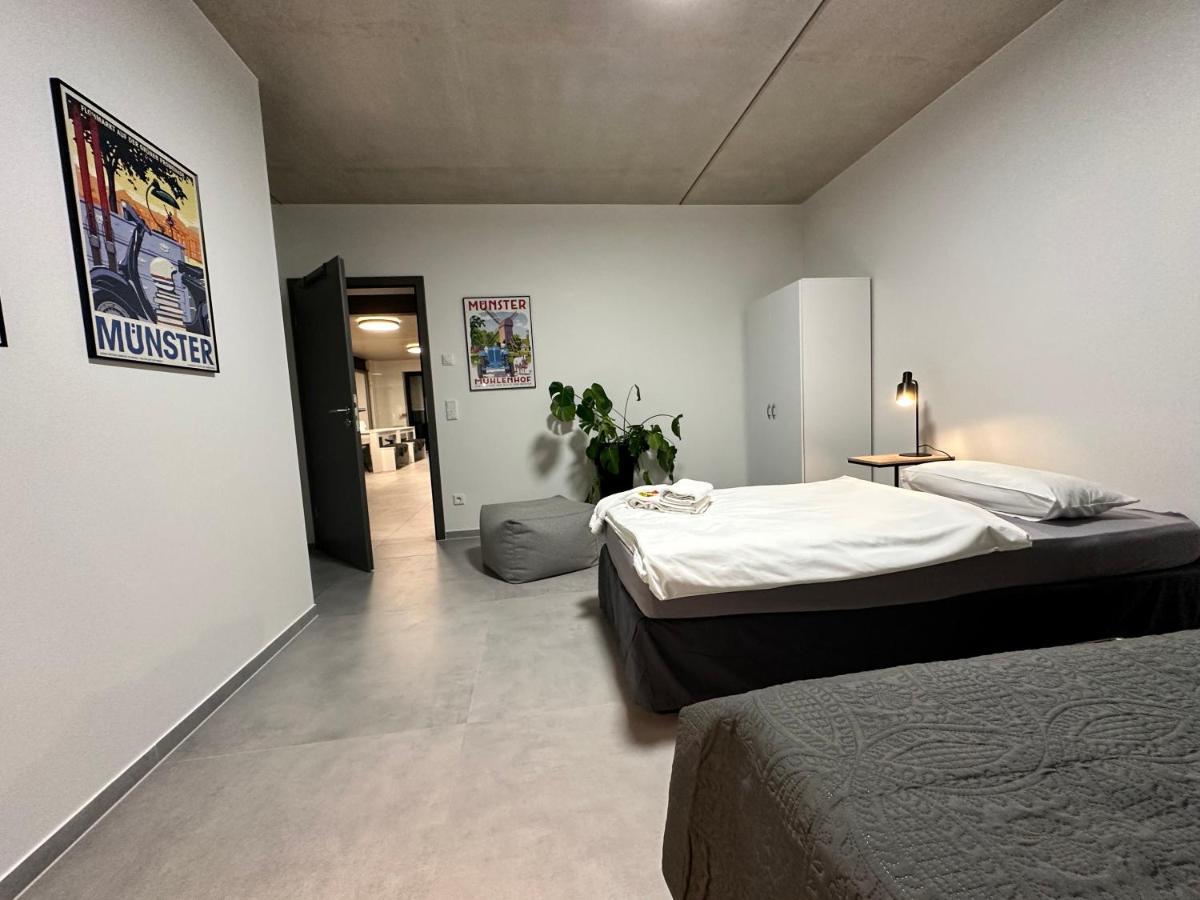 Luxurioeses Apartment Direkt Am Kanal 125 M² - Youpartments Munster  Dış mekan fotoğraf